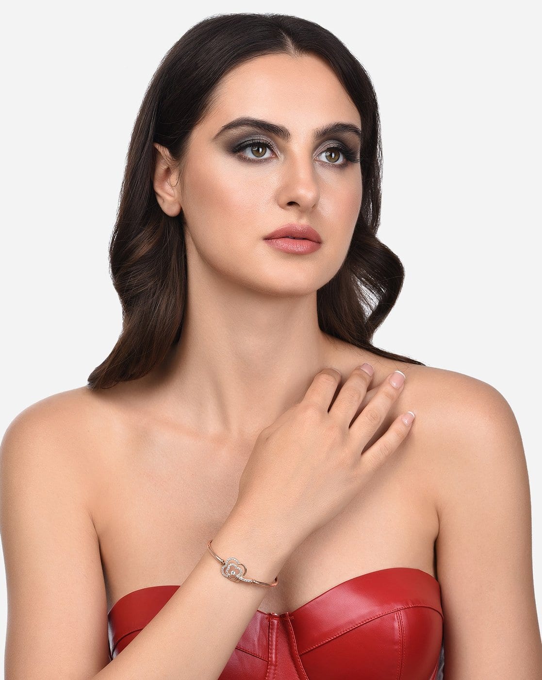 Buy Rose Gold-Toned Bracelets & Bangles for Women by ZAVERI PEARLS