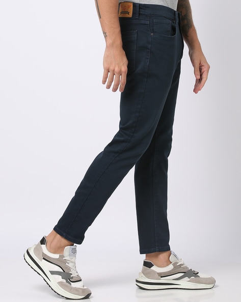 Buy Navy Blue Jeans for Men by DNMX Online