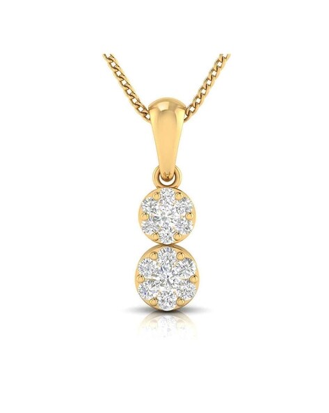 SPARKLD 9ct White Gold 0.10ct 0.12ct Diamond Trilogy Necklace - Sparkld  from Personal Jewellery Service UK