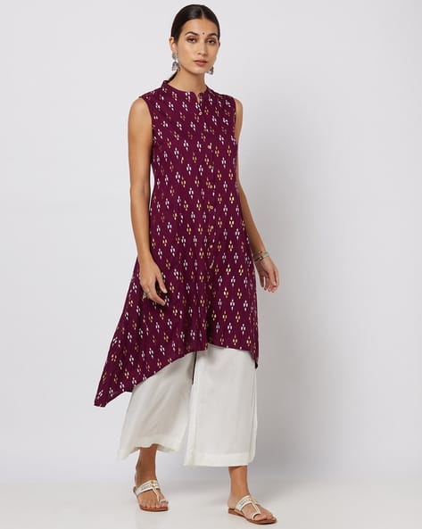 ajio ikat kurti