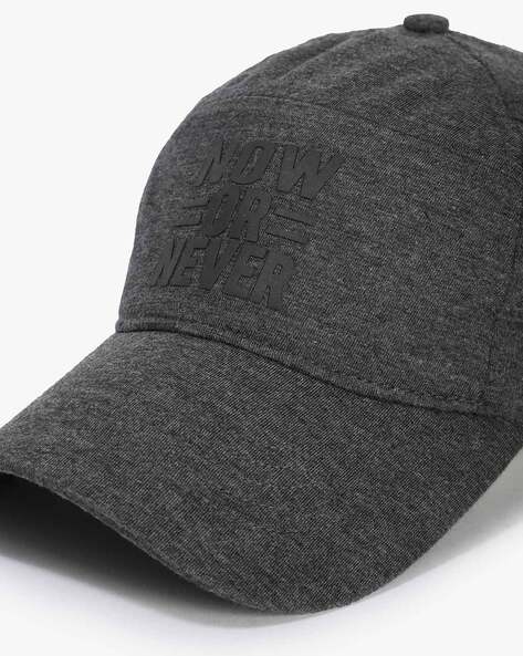 Plain Dark Grey Baseball Cap