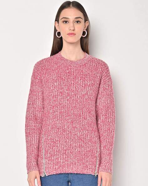 Buy Pink Sweaters & Cardigans for Women by DNMX Online