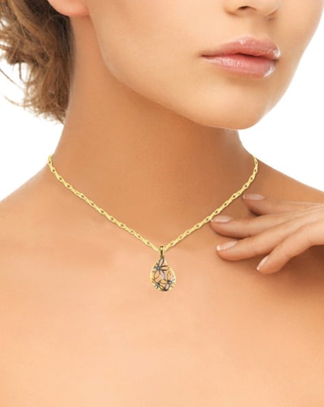 14K Rose Gold Rose Quartz and Diamond Pendant, 16.18 TCW – effyjewelry.com