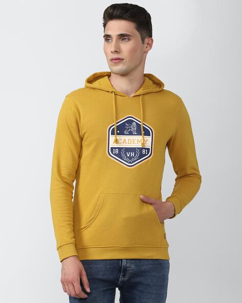 Yellow sales colour hoodie