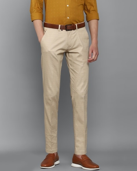 Buy Beige Trousers & Pants for Men by LOUIS PHILIPPE Online