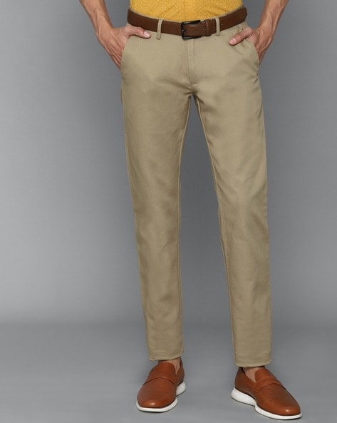 Slim Fit Flat-Front Trousers