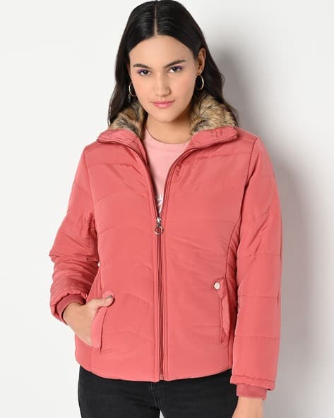 peach jacket for women