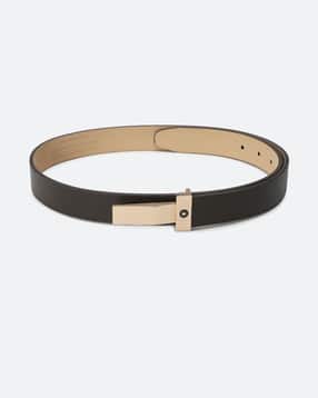 Genuine Leather Webbed Belt-image-1