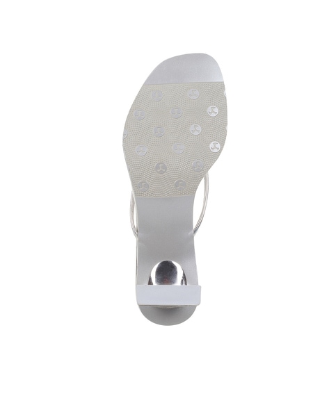 Tahari Womens Tawnie Thong Sandals White Adjustable Strap Buckle 10 M New |  eBay