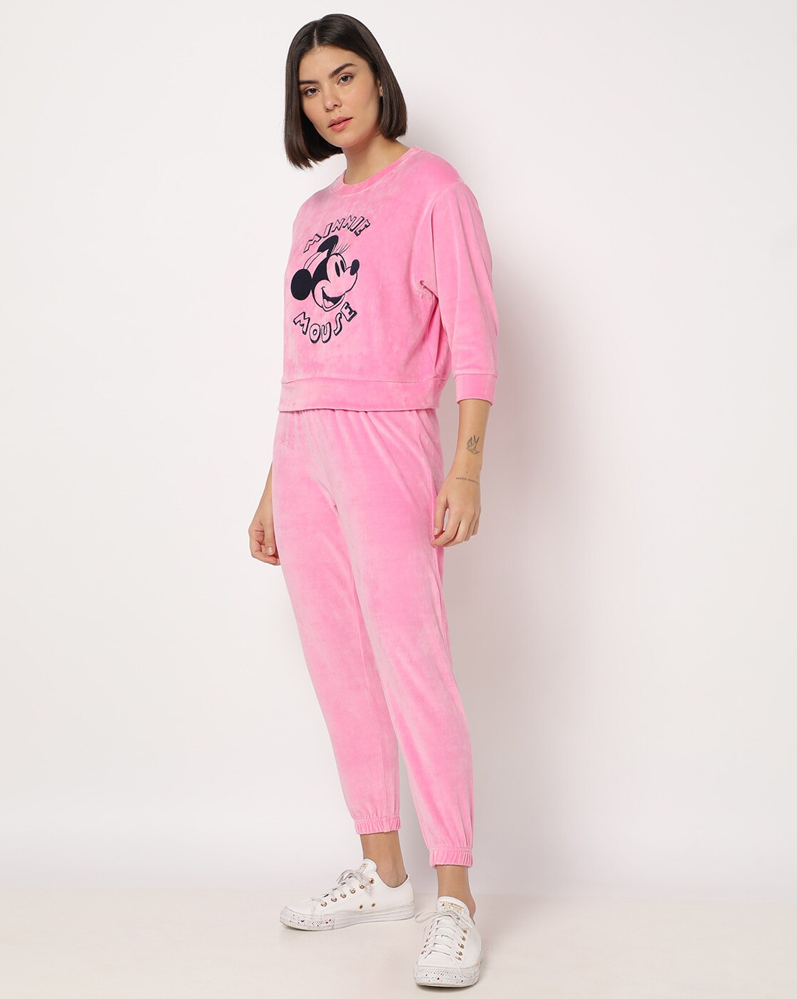 Buy Off White & Pink Night&LoungeWearSets for Women by Fig Online