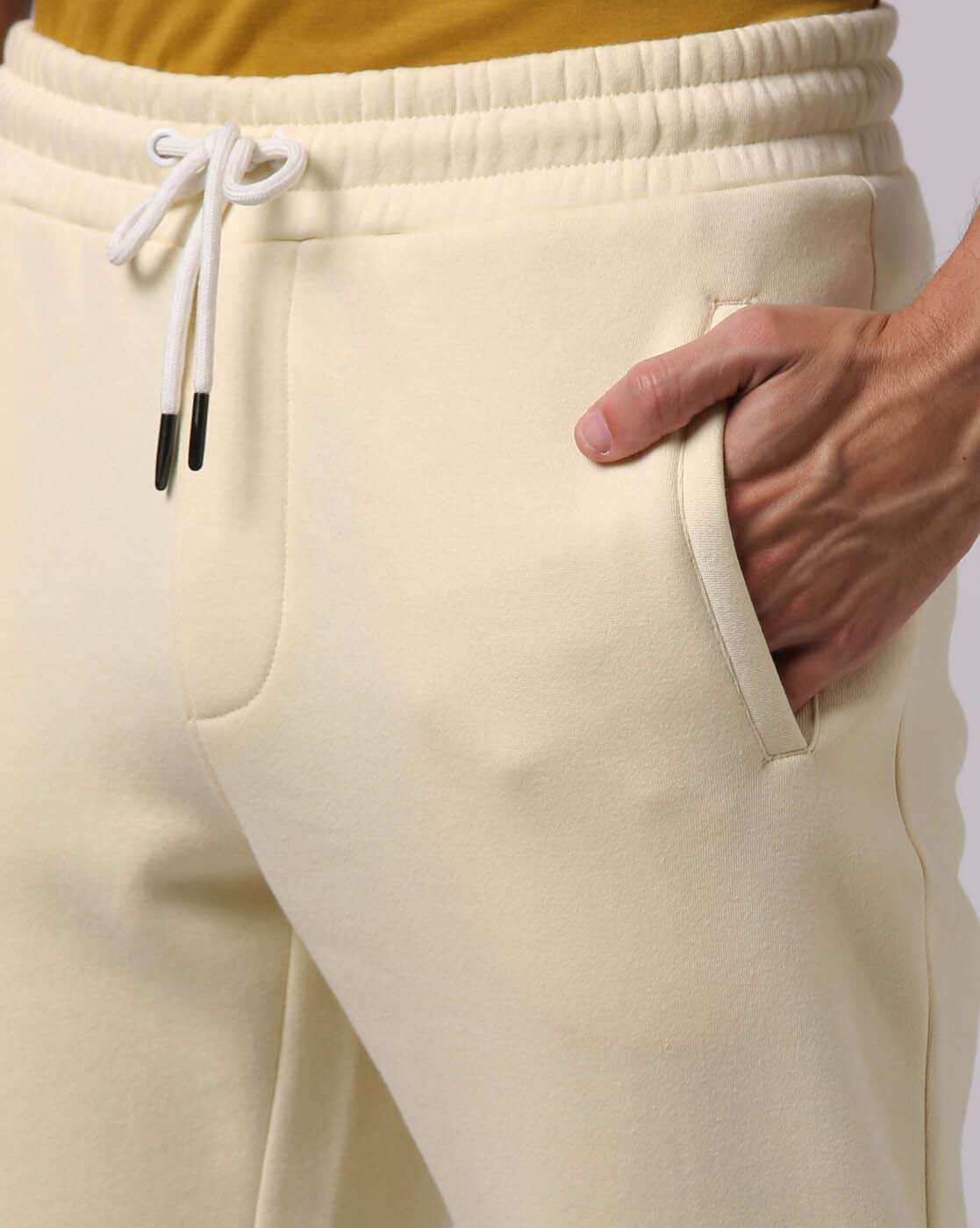 JNGSA Casual Men's Wide Leg Pants Printed Lace-Up Lesuire Pants Drawstring  Sweatpants Work Pants Joggers for Men White Clearance 