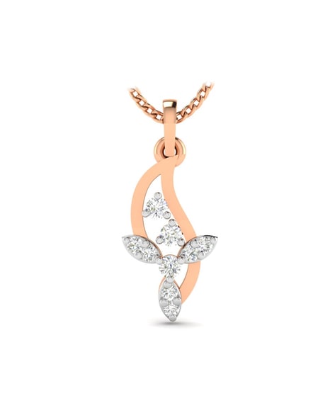 Buy White Diamond Necklace in 14k Real Gold | Chordia Jewels