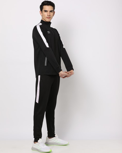 Nike cheap striped tracksuit