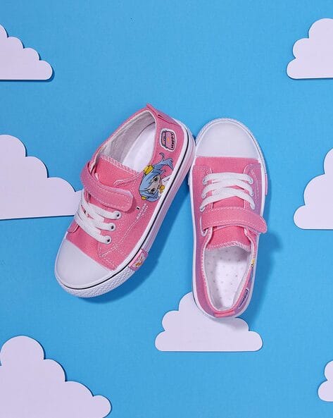 Buy Pink Sneakers for Girls by Hoppipola Online