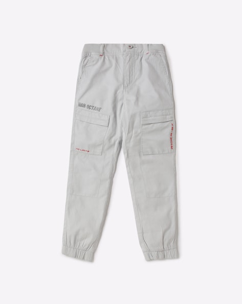 Buy Heathered Joggers with Cargo Pockets Online at Best Prices in India   JioMart