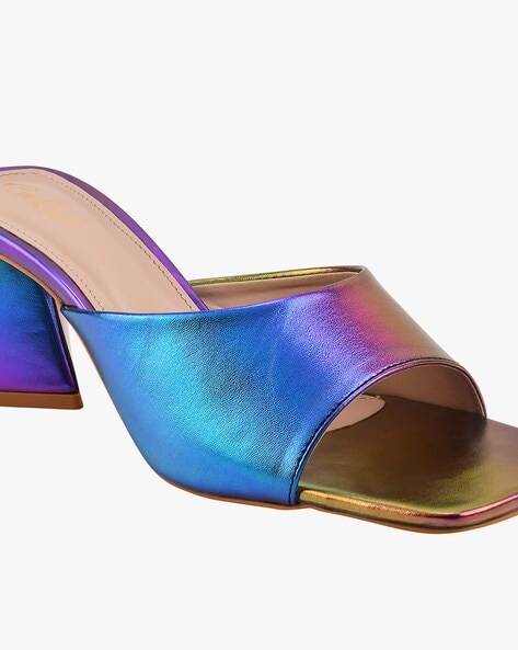 Holographic hot sale chunky sandals