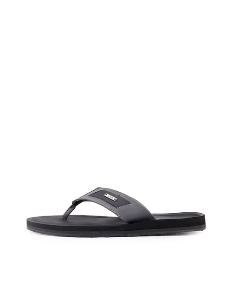 Buy Black Flip Flop Slippers for Men by One8 Online Ajio