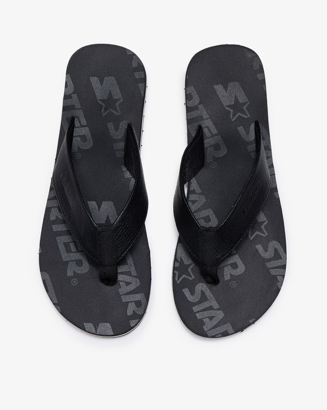 Buy Black Grey Flip Flop Slippers for Men by Starter Online