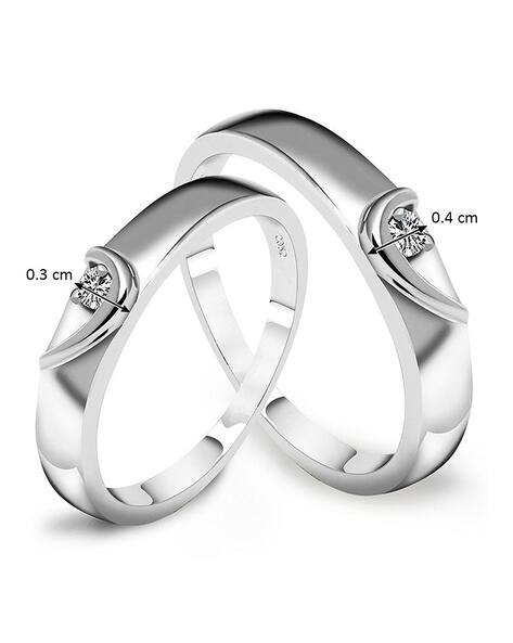 Buy Silver-Toned Rings for Men by Peora Online