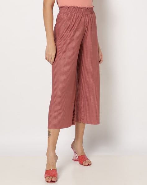 LISA RINNA Women's Culottes Pants Cropped Button Hem Detail Navy XS | eBay