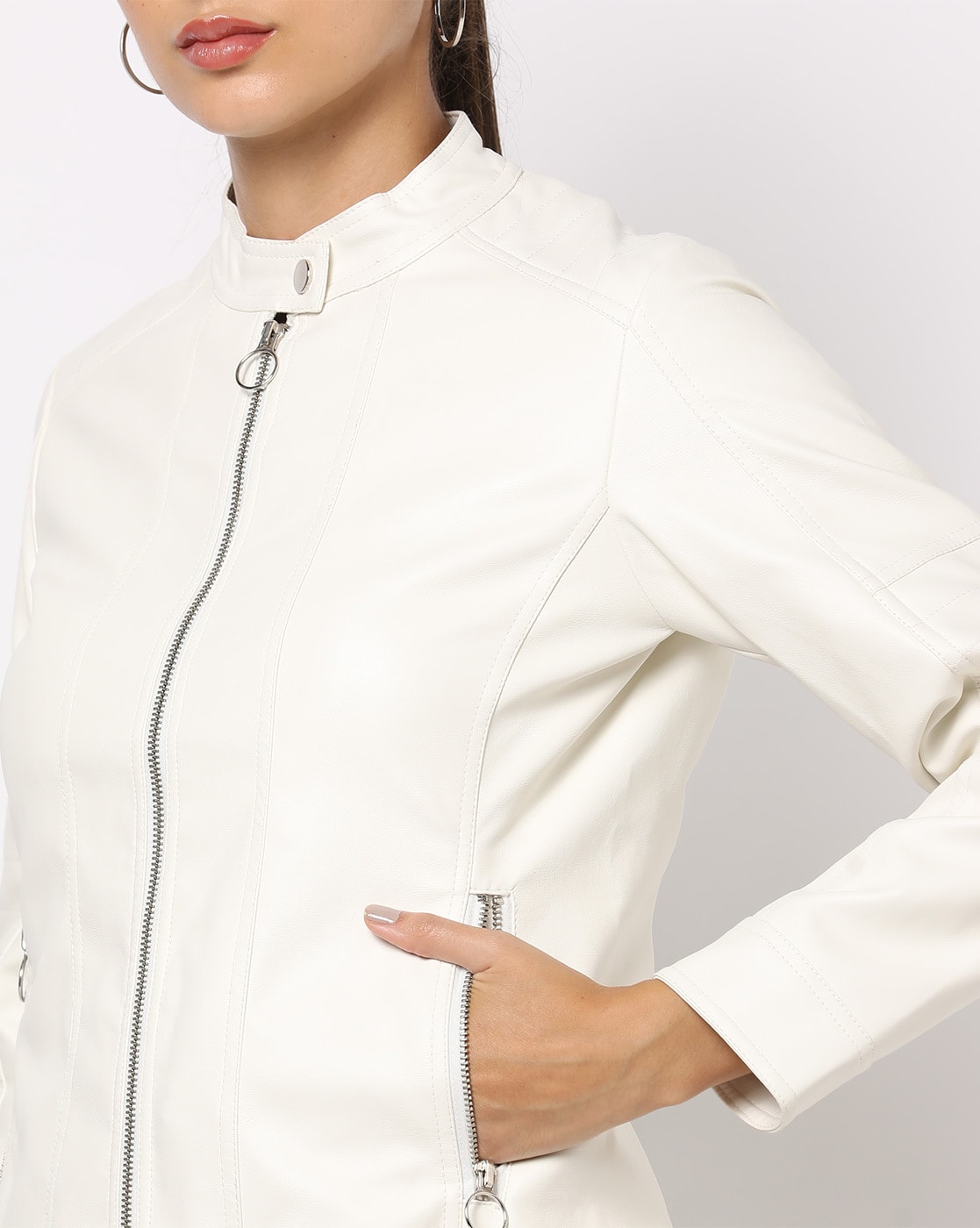 Buy Off-White Jackets & Coats for Women by Fig Online