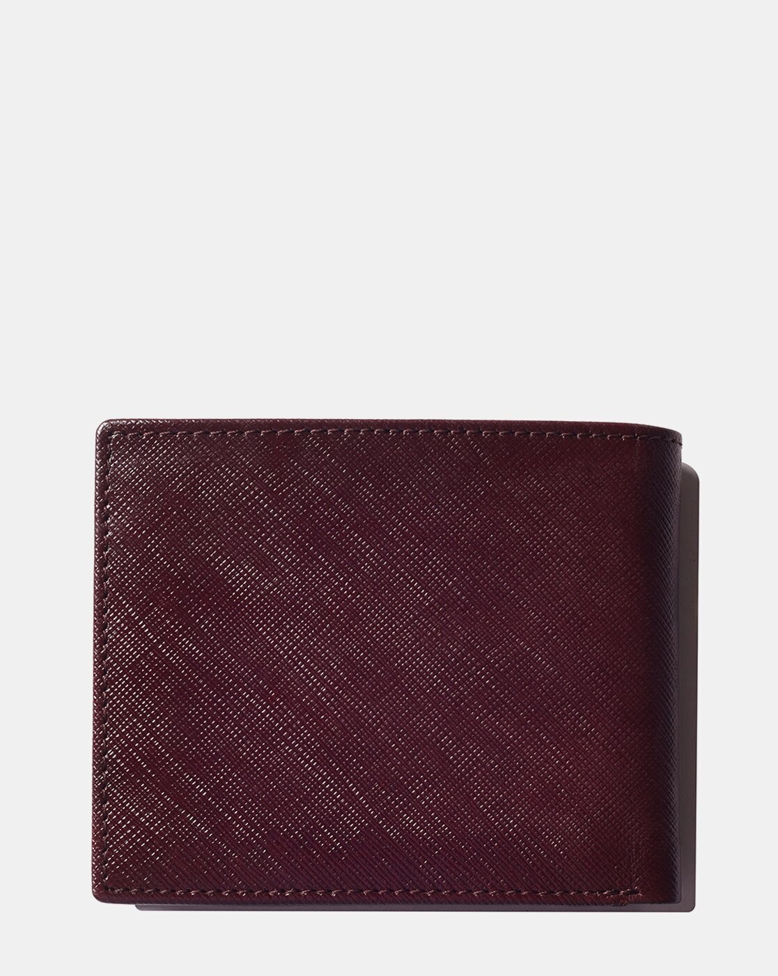 Louis Vuitton Dark Brown Leather Monogram Embossed Bifold Wallet