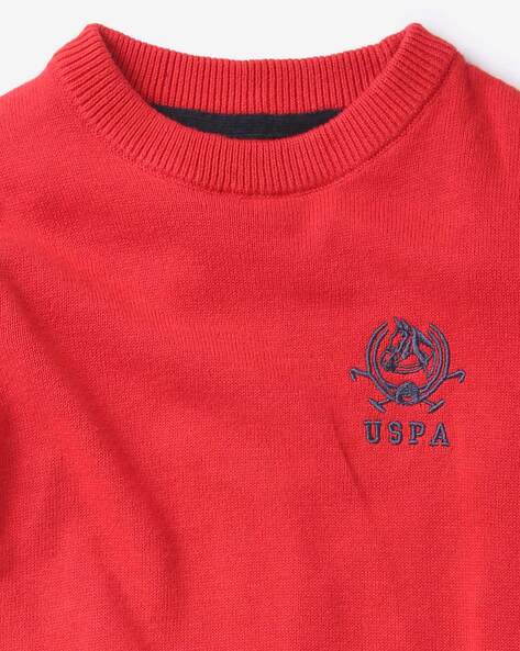 Red hot sale brand sweater