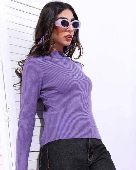 Ketch Ribbed High-Neck Pullover