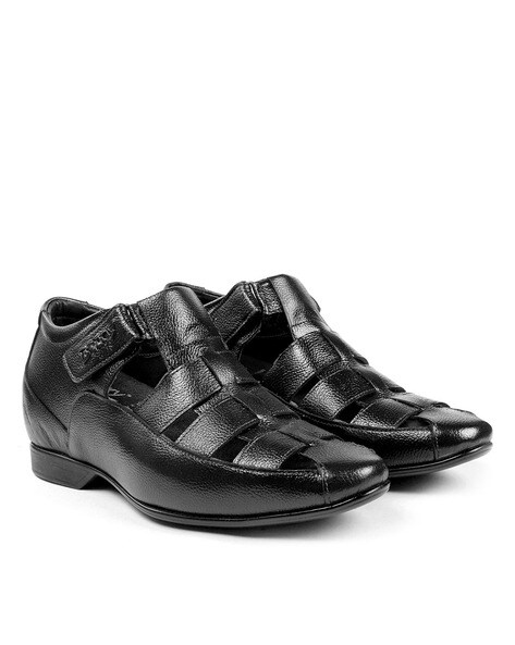 Square Heeled Sandals — Black – La Garçonne