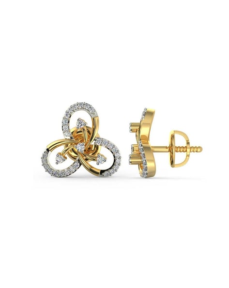 14KT YELLOW GOLD DIAMOND (1/5CTW) EARRING – Kirk's Jewelers
