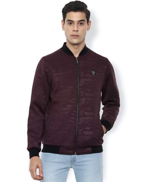 Buy VAN HEUSEN SPORT Mens Regular Fit Solid Jacket | Shoppers Stop