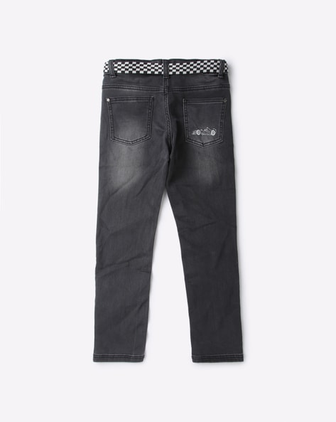 Buy Black Jeans for Boys by KB TEAM SPIRIT Online 