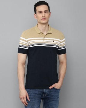 Buy Louis Philippe Black T-shirt Online - 658531