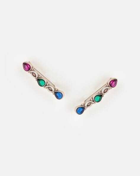 Buy Silver Earrings for Women by Shaya Online