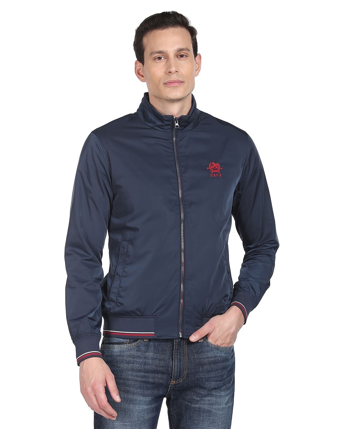 Buy U.S. Polo Assn. Black Regular Fit Jacket for Men Online @ Tata CLiQ