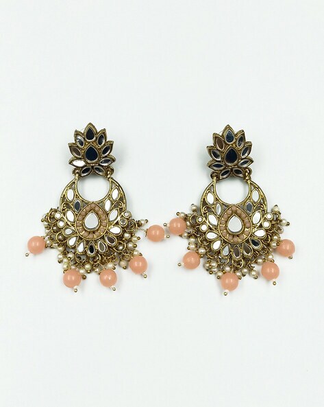 Khoobsurat Traditional Antique Gold Plated Earrings Tikka Set –  KaurzCrown.com