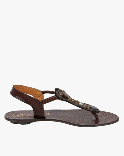 Buy online Brown Casual Sandal from heels for Women by Khadims for ₹679 at  3% off | 2024 Limeroad.com