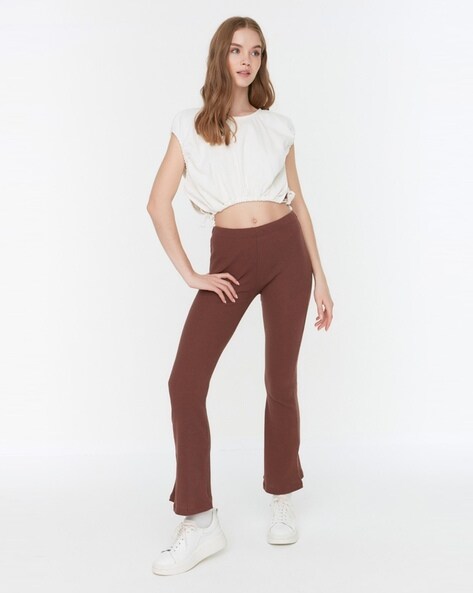 Relaxed Fit Pants with Elasticated Waist