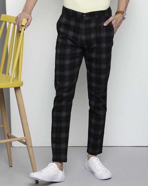 Buy Check Trousers For Men Online | Celio
