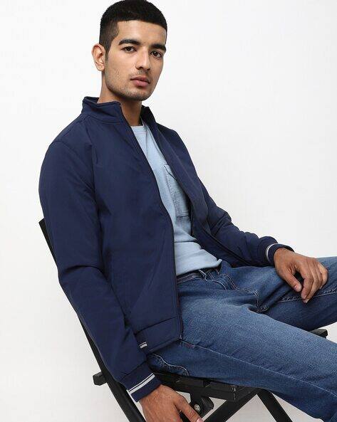 Zip-Front Bomber Jacket