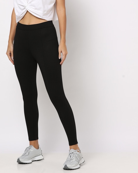 Buy Women Polyester High-Waist Gym Leggings - Black Online | Decathlon-anthinhphatland.vn