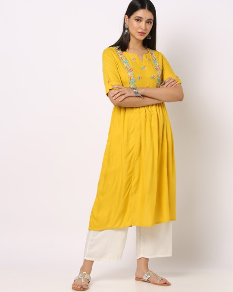 Srishti Store on Instagram Stitched Hand worked Georgette Kurti  Customise this outfit in your own measurements Colour may slightly vary  due to photographic