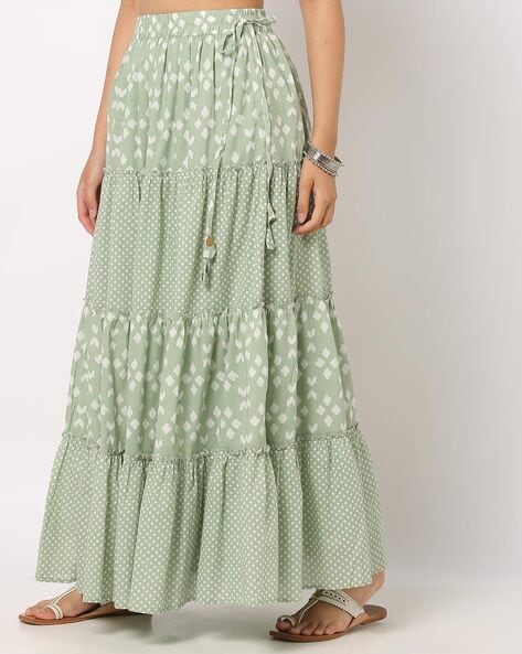 Old Navy Tiered Gingham Maxi Skirt  Gingham Is Trending For Spring and  Were Here For It  POPSUGAR Fashion Photo 3