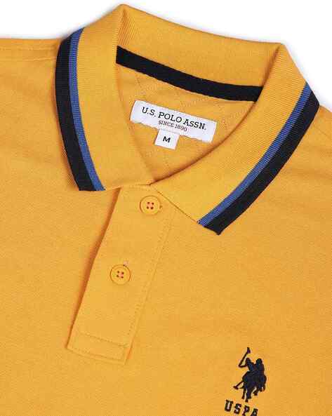 Us Polo Shirt Label POLO Mens Graphic Polo Shirt XL Blue Cotton