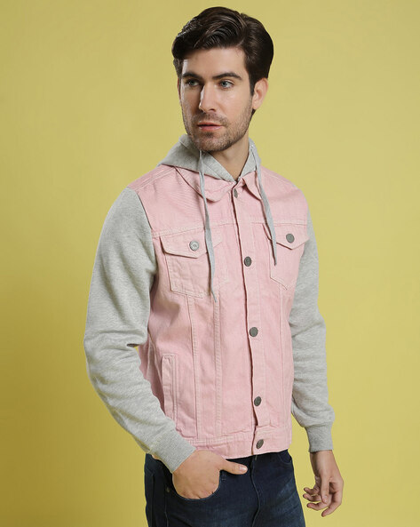 Buy Tokyo Talkies Baby Pink Regular Fit Denim Jacket for Women Online at  Rs.949 - Ketch