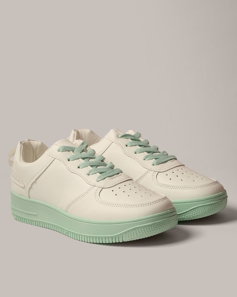 Green Air Force 1 Trainers, Online Nike Sneakers