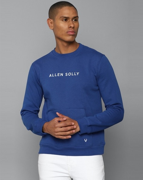 Allen solly blue discount sweatshirt