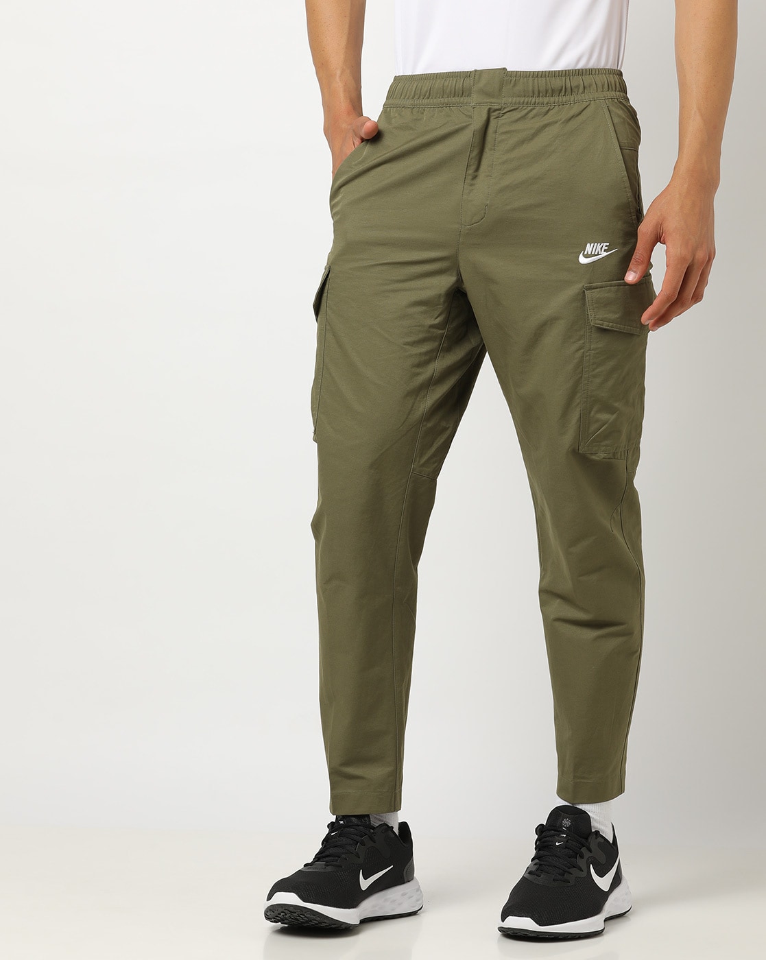 Loose pants Nike x Off-White MC Pant Green (DV4393-389) - sotostore.com