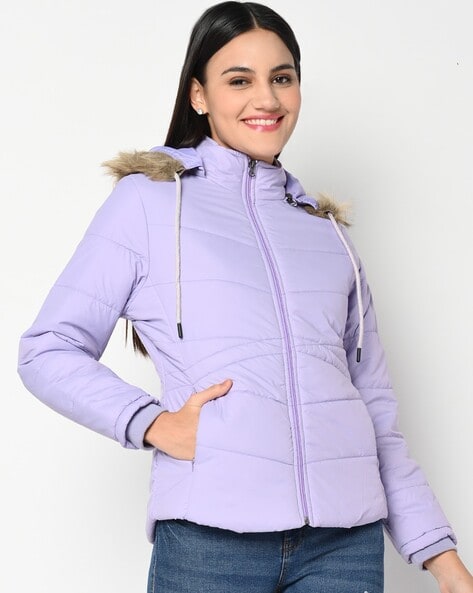 Purple deals jacket womens