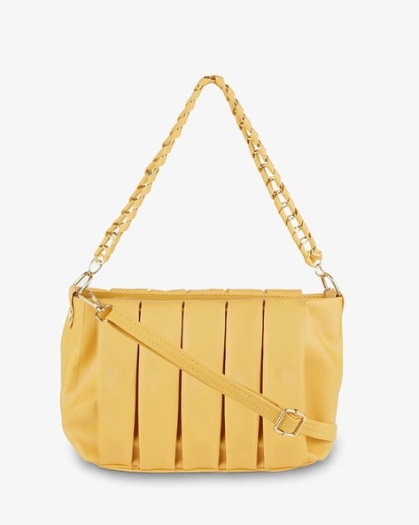 Mango pleats baguette discount bag